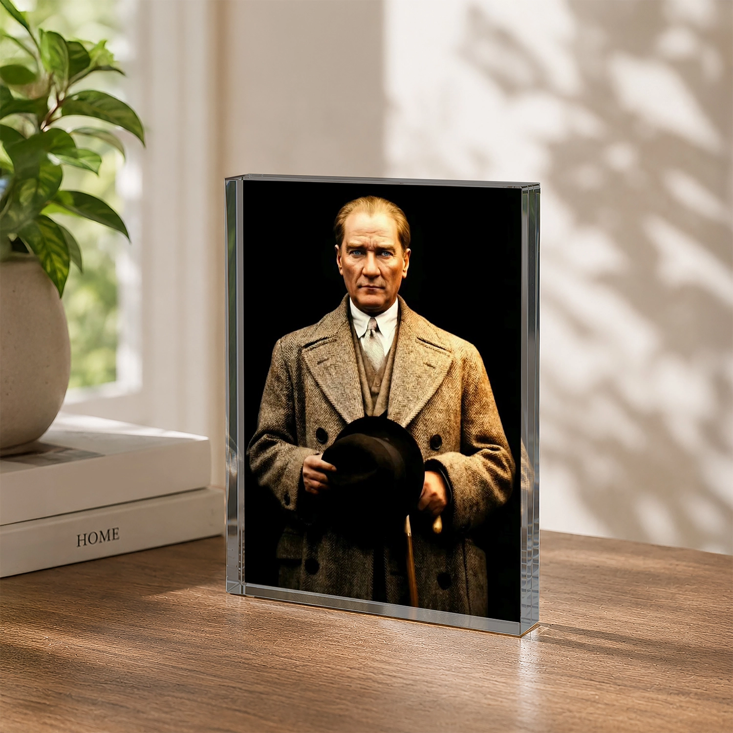 Atatürk Portresi –Akrilik Cam Blok